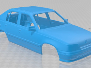 opel kadett 1991 printable body car 3D 打印模型