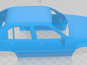 opel kadett 1991 printable body car 3D 打印模型