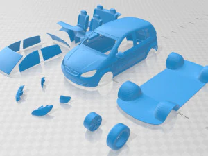 hyundai getz 2006 printable car 3D Print Model