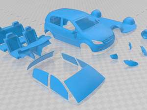 hyundai getz 2006 printable car 3D Print Model