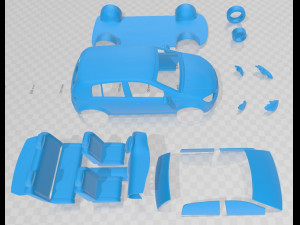 hyundai getz 2006 printable car 3D Print Model