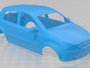 hyundai getz 2006 printable body car 3D 打印模型