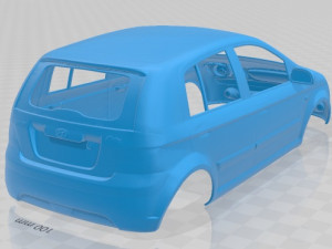 hyundai getz 2006 printable body car 3D 打印模型