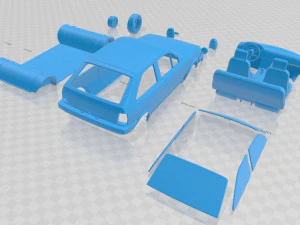 volkswagen polo 1990 printable car 3D Print Model