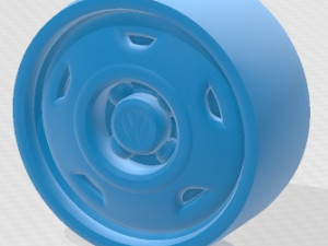 volkswagen polo 1990 printable car 3Dプリントモデル