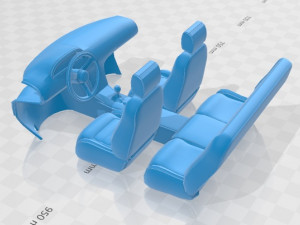 volkswagen polo 1990 printable car 3Dプリントモデル