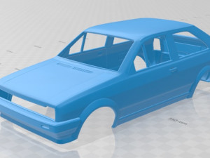 volkswagen polo 1990 printable car 3Dプリントモデル