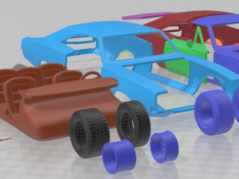 General lee 1969 printable car Modèles 3D en vedette