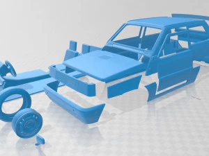 fiat panda 30 1980 printable car Model do druku 3D