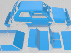fiat panda 30 1980 printable car 3D Baskı Modeli
