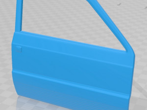 fiat panda 30 1980 printable car 3D Baskı Modeli
