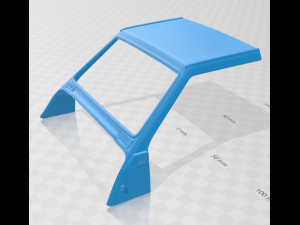 fiat panda 30 1980 printable car 3D Baskı Modeli