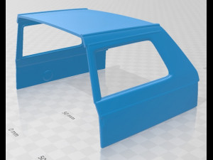 fiat panda 30 1980 printable car 3D Baskı Modeli