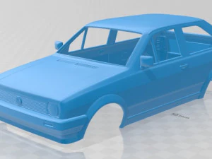 volkswagen polo 1990 printable body car Model do druku 3D