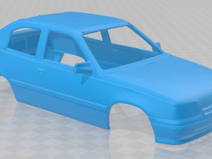 opel kadett 3 door 1991 printable body car Modelo de impresión 3D