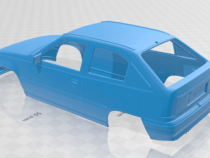 opel kadett 3 door 1991 printable body car Modelo de impresión 3D