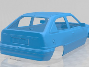 opel kadett 3 door 1991 printable body car Modelo de impresión 3D
