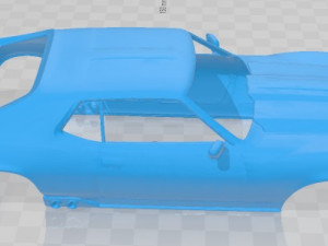 amc ringbrothers javelin defiant 1972 printable body car 3D Принт Модель