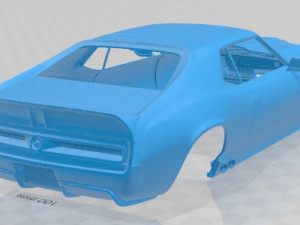 amc ringbrothers javelin defiant 1972 printable body car 3D Принт Модель