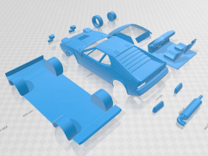 m1 1978 printable car Modèles 3D en vedette