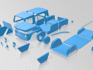citroen mehari 1968 printable car 3Dプリントモデル