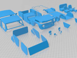 シトロエン メハリ 1968 印刷可能な車 3Dプリントモデル