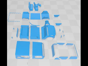 シトロエン メハリ 1968 印刷可能な車 3Dプリントモデル