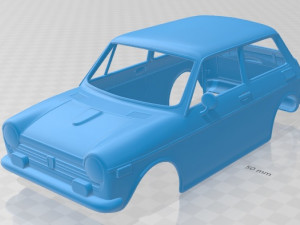 honda n600 1970 printable body car 3D प्रिंट मॉडल