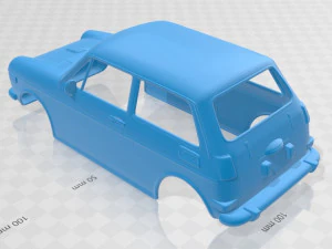 honda n600 1970 printable body car 3D Print Model