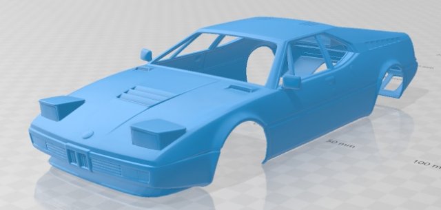 m1 1978 printable body car Modelo de Impressão 3D .c4d .max .obj .3ds .fbx .stl .blend 