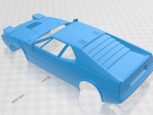 m1 1978 printable body car Modelo de Impressão 3D