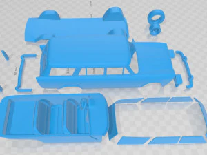 fiat 2300 familiare 1963 printable car 3D Print Model