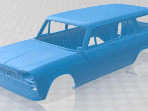 fiat 2300 familiare 1963 printable car 3D Print Model