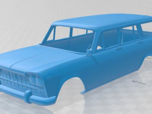 fiat 2300 familiare 1963 printable body car 3D Print Model