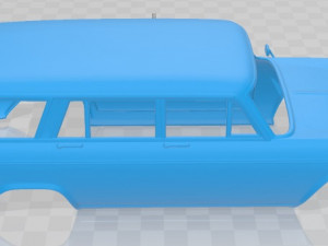 fiat 2300 familiare 1963 printable body car 3D 打印模型