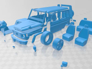 mercedes benz g 2011 printable car 3D Print Model