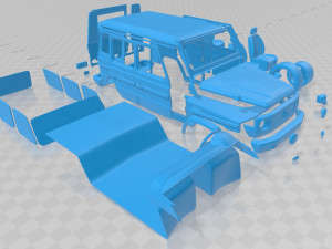 mercedes benz g 2011 printable car 3D Druckmodell