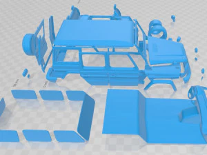 mercedes benz g 2011 printable car 3D Print Model