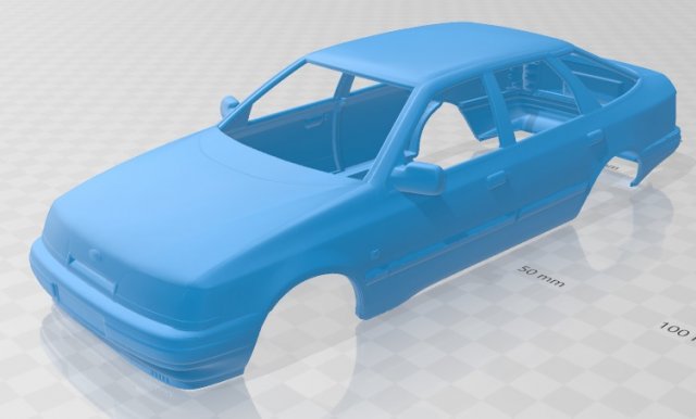 scorpio 1985 printable body car Model Cetak 3D .c4d .max .obj .3ds .fbx .stl .blend 