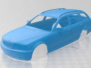e46 touring 2001 printable body car 3D प्रिंट मॉडल