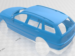 e46 touring 2001 printable body car 3D प्रिंट मॉडल