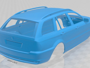 e46 touring 2001 printable body car 3D प्रिंट मॉडल
