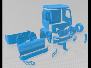 iveco x-way 2020 printable truck 3D-printmodel