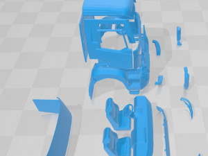 iveco x-way 2020 printable truck 3D-printmodel