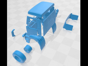 iveco x-way 2020 printable truck 3D-printmodel