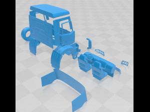 iveco x-way 2020 printable truck 3D-printmodel