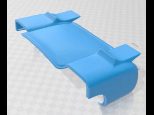 mercedes benz blue wonder renntransporter 1954 printable truck 3D Print Model