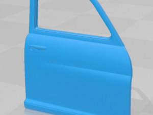 mercedes benz blue wonder renntransporter 1954 printable truck 3D-Druckmodell