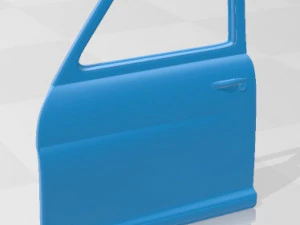 mercedes benz blue wonder renntransporter 1954 printable truck 3D Print Model