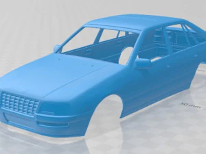 carro com carroceria imprim&iacute;vel opel senador 1987 Modelo de Impressão 3D